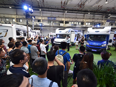 安车参加2019年北京国际房车展会
